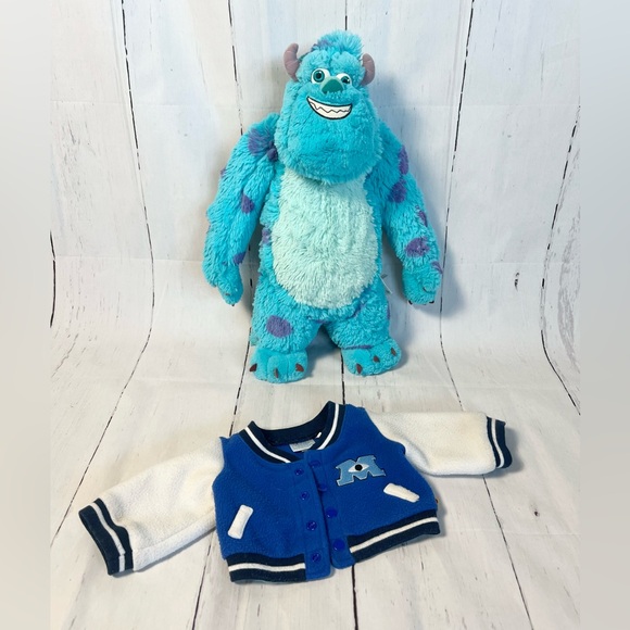 Disney Pixar Monsters Inc Build a Bear Sully w/ Jacket Plush - Picture 5 of 11